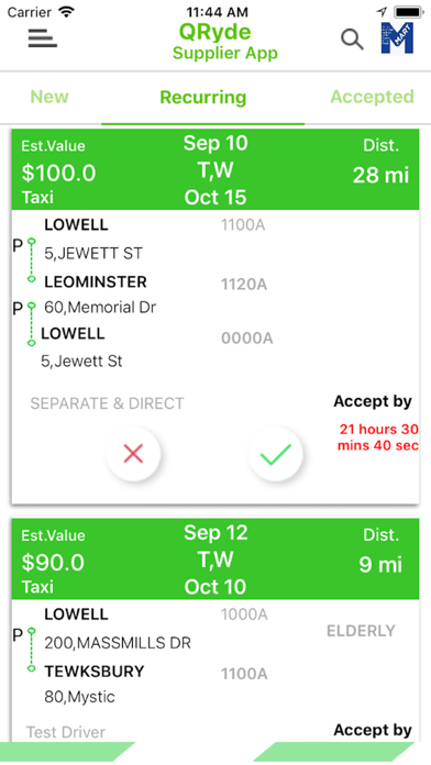 QRyde Supplier App screenshot 3