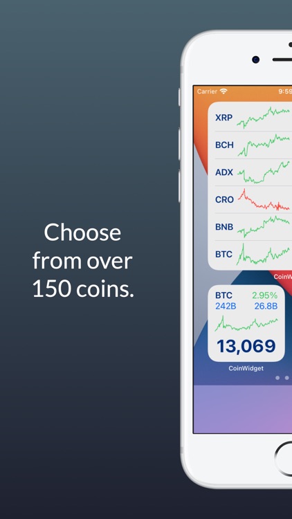 CoinWidget - Bitcoin and more