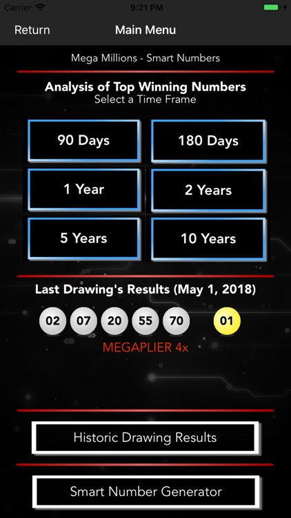 Mega Millions - Smart Numbers