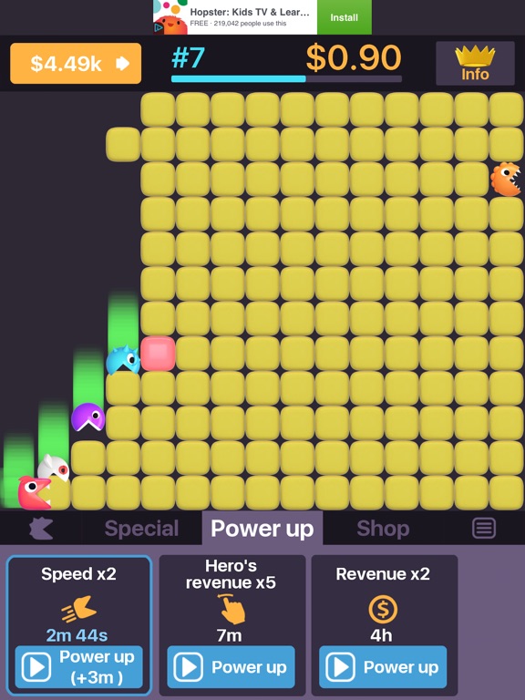 Idle Sweeper на iPad
