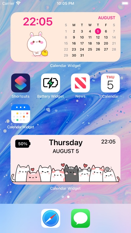 Calendar Widget: Color Widgets