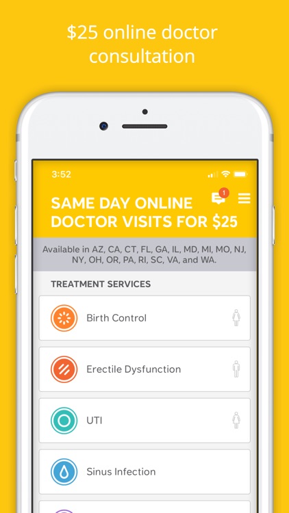 Lemonaid: same day online care screenshot-0