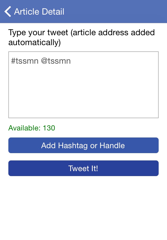 TSSMN Tweeter screenshot 3