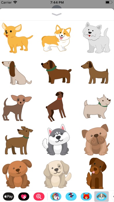 Animated Crazy Dogs Stickers Screenshot 1