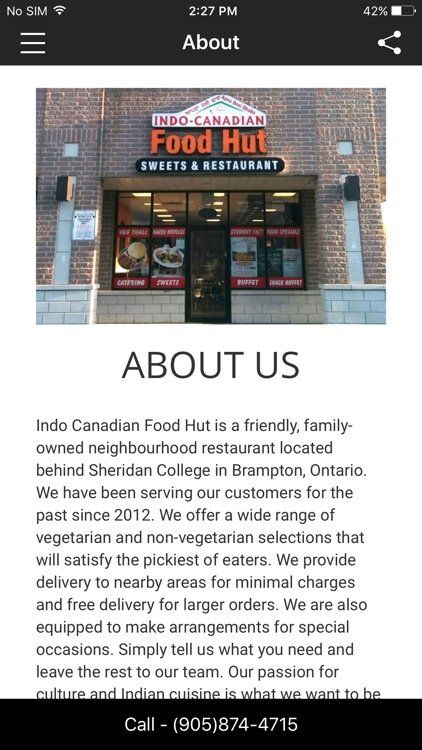 Indo Canadian Food Hut