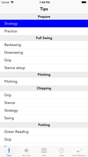 Golfmaster Tips