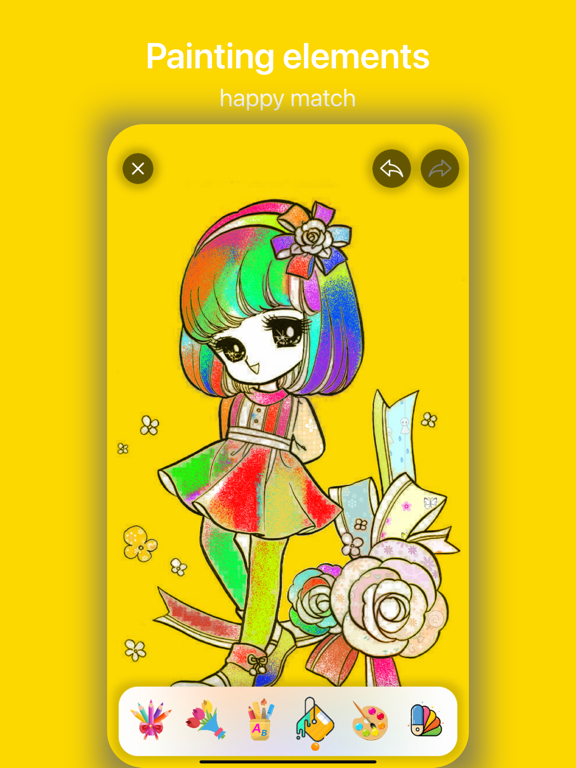 Princess coloring  and Paint screenshot 2