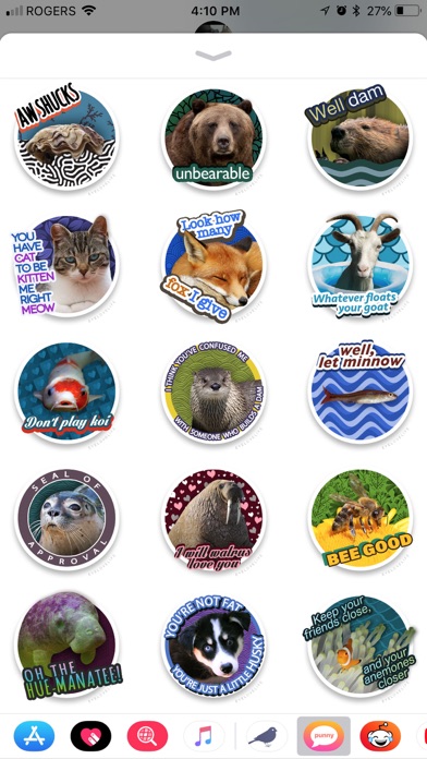 Punny Animal Stickers screenshot 2