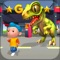 Play the monster dinosaur city rampage game as prehistoric dino of the Jurassic period and attack the city