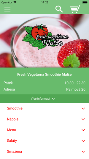 Fresh Vegetárna Smoothie Malše