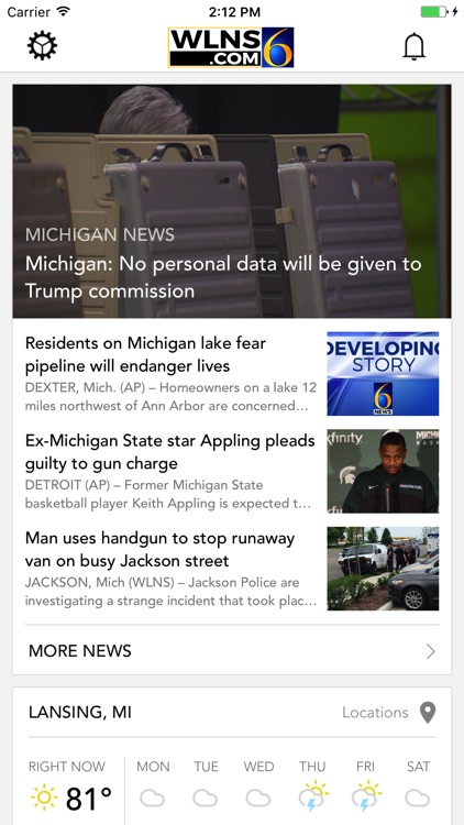 WLNS TV 6 Lansing - Jackson