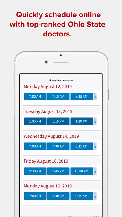 Ohio State MyHealth screenshot-9
