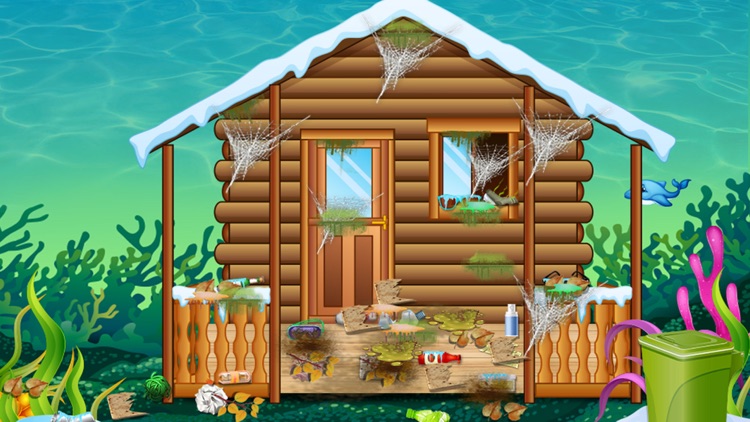 Mermaid Rescue House Cleaning screenshot-5