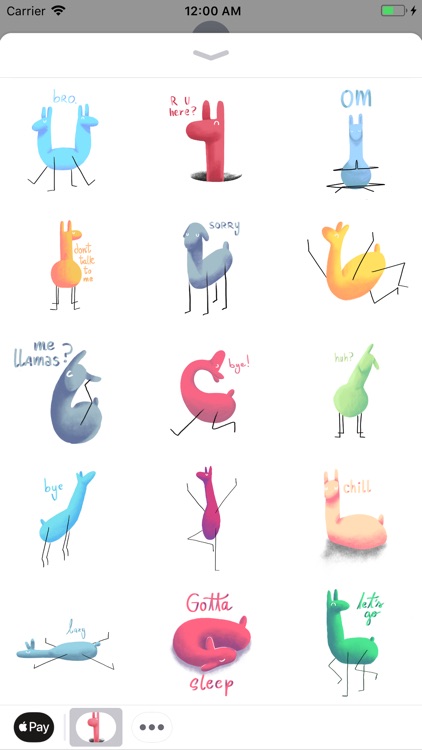 Just Llamas Stickers