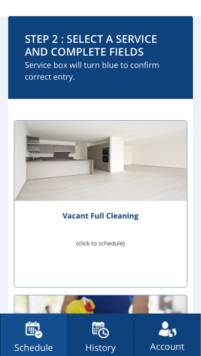 CleanSpace Cleaning Service screenshot 2