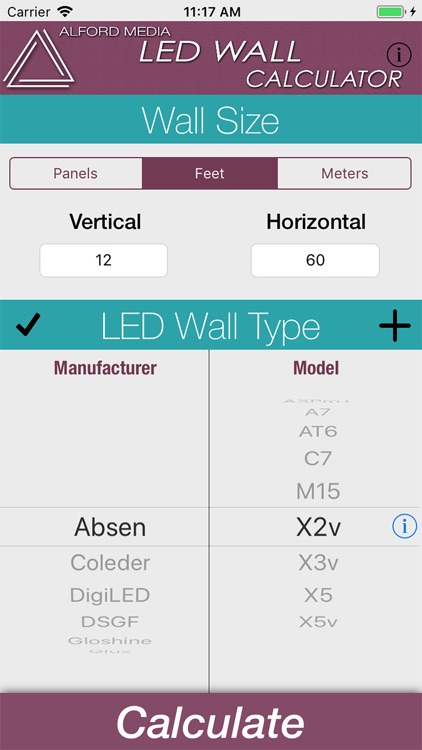 Alford LED Wall Calculator screenshot-5