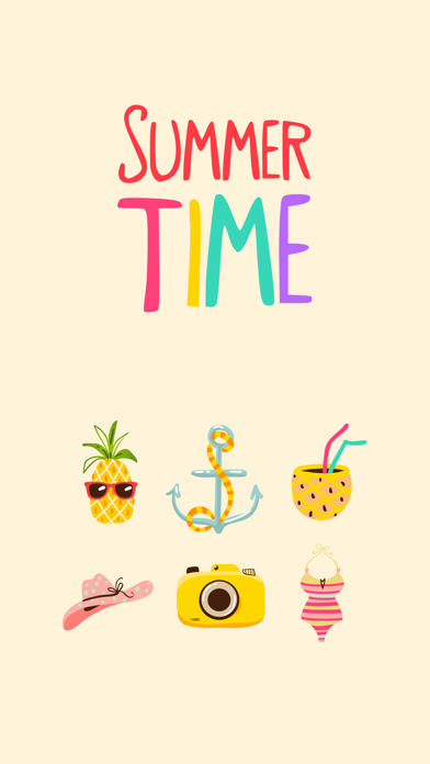 PREMIUM SummerTime Stickers screenshot 2