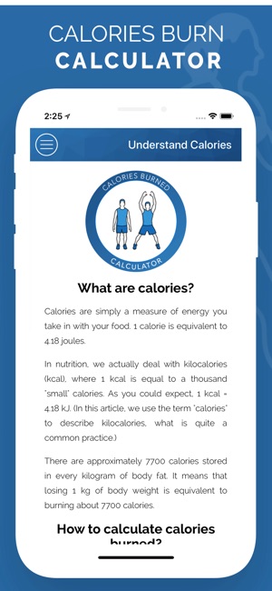 Calories Burn Calculator(圖2)-速報App