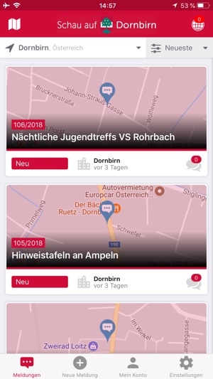 Schau auf Dornbirn(圖1)-速報App