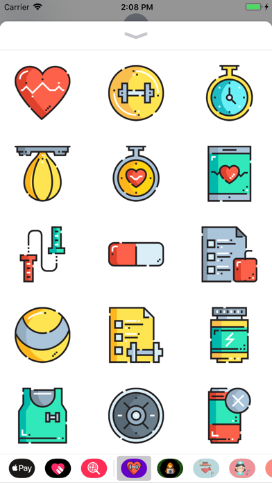 Health & Fitness Sticker Pack screenshot 4