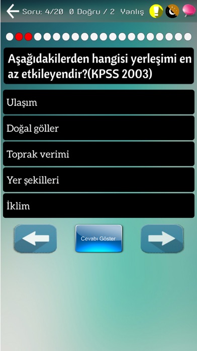 How to cancel & delete Coğrafya Çıkmış Soruları from iphone & ipad 4