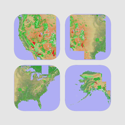 Scenic Map USA