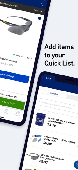 Lowe's Home Improvement app screenshot