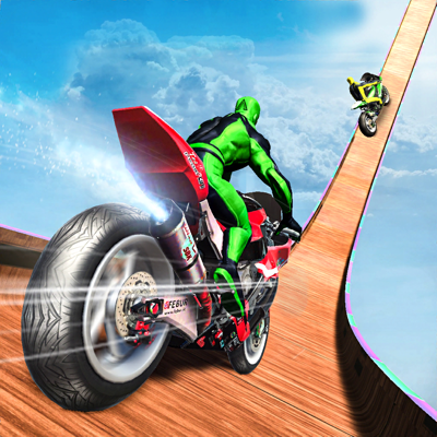 Spider Hero Motor Bike Stunt