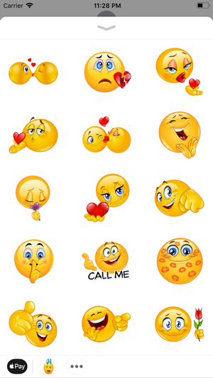 Adult 3D Emoticon Stickers