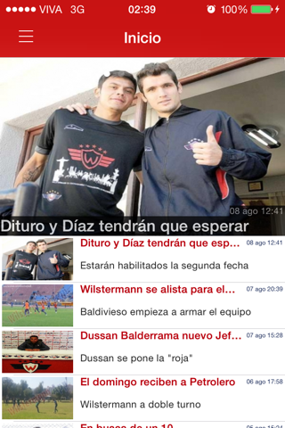 Wilstermann App screenshot 2