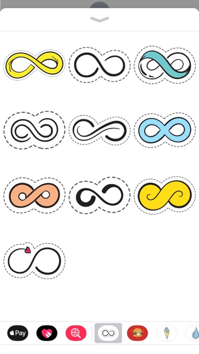 Infinity Lemniscate Stickers screenshot 2