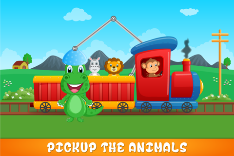 Zoo Safari Animals Train screenshot 3
