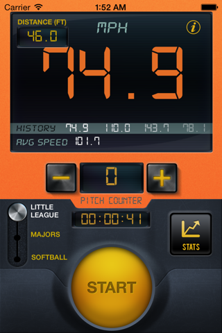 Baseball Speed Radar Gun Pro - náhled