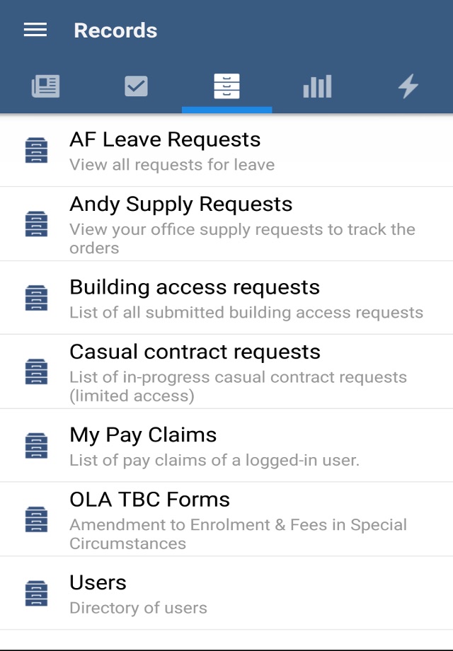 UniSA Forms screenshot 3