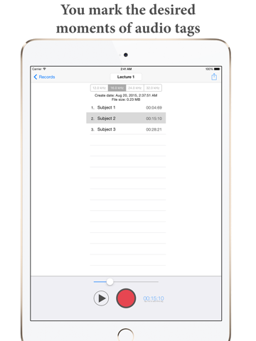 Audio Recorder / Диктофон - náhled