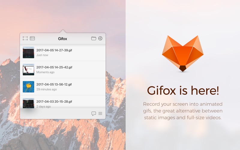 Gifox – GIF Recording & Shari… скриншот программы 1