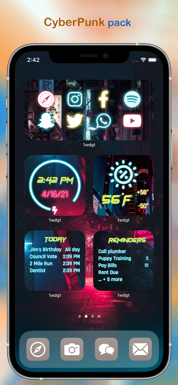 1wdgt - Widgets  Wallpaper