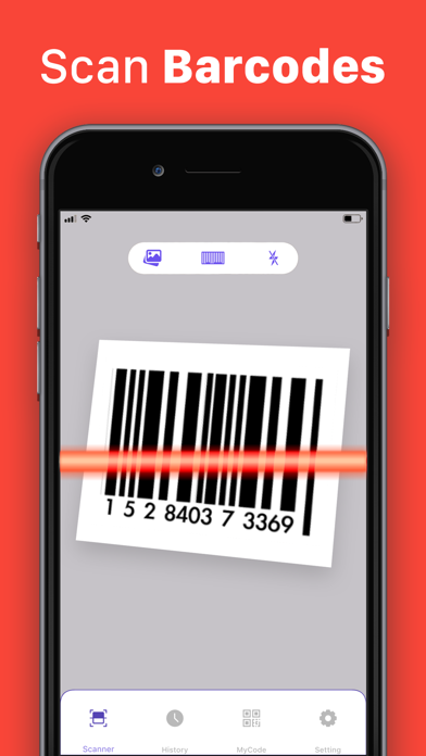 Screenshot of Lettore QR Code Scanner1