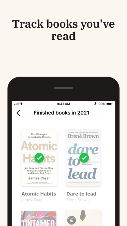 Basmo Book Tracker,Reading Log screenshot-7