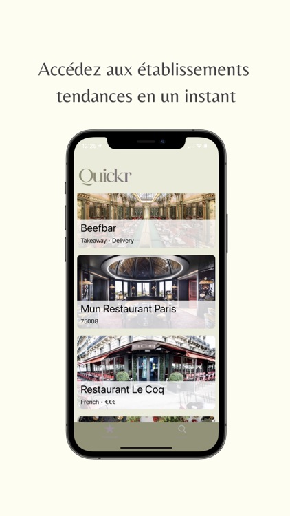 Quickr - Closer to your menus