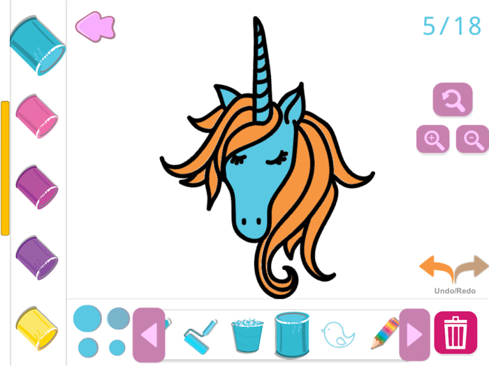 Draw  Color – Horses, Pony’s