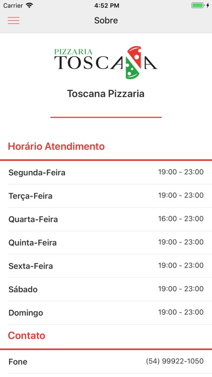 Toscana Pizzaria screenshot-7