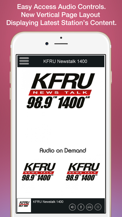 How to cancel & delete KFRU Newstalk 1400 from iphone & ipad 2