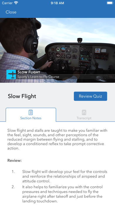 How to cancel & delete Sporty's Pilot Training from iphone & ipad 3