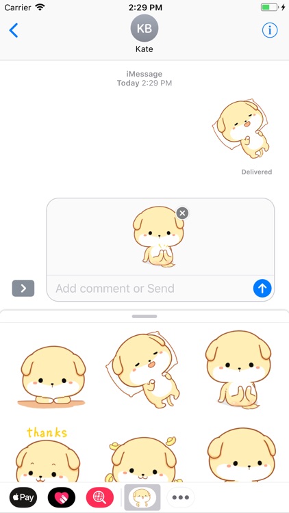 Labrador Dog Cutie Stickers
