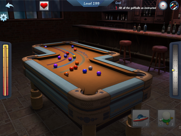 真实3D台球明星之路