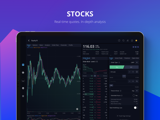 iPad Image of Webull: Investing & Trading