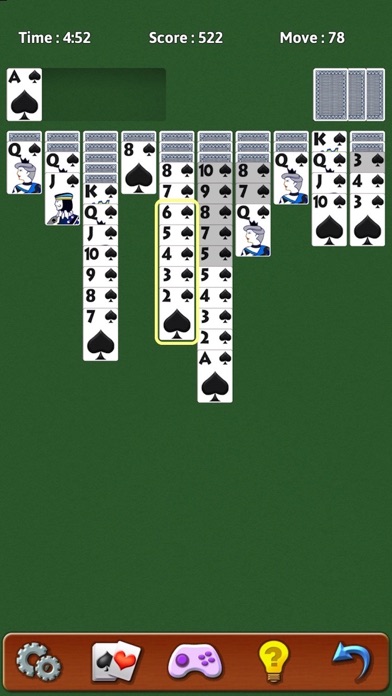 Spider Solitaire +! screenshot 3