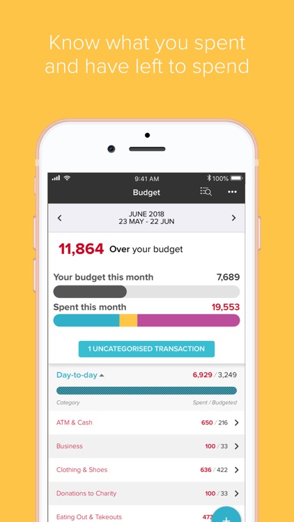 22seven:Budget, track & save screenshot-4