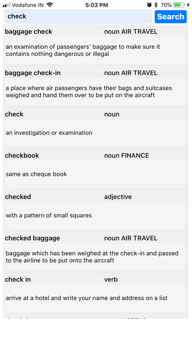 Travel & Leisure Dictionary screenshot 3